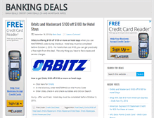 Tablet Screenshot of bankingdeals.com